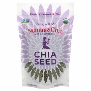 Mamma Chia‏, זרעי צ׳יה אורגניים, 340 גרם